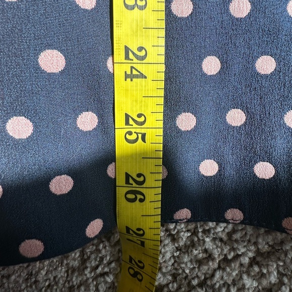 EUC Smythe The Lounge Blazer in Sporty Polka Dot Jacquard Navy Cotton Blend - Picture 7 of 13